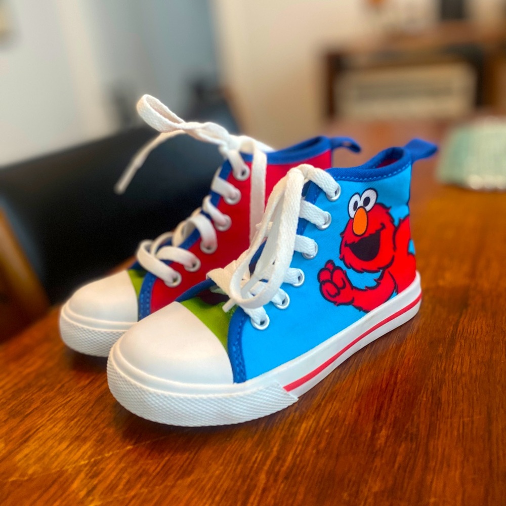 Toddler Size 8 Elmo Sesame Street High Tops